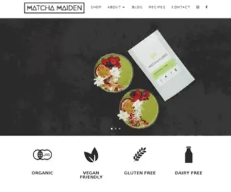 Matchamaiden.com(Buy Organic Matcha Tea Powder Australia) Screenshot