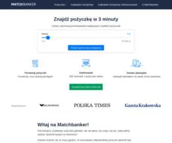 Matchbanker.pl(100% darmowa porównywarka pożyczek) Screenshot