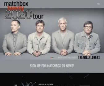 Matchboxtwenty.com(Matchbox Twenty) Screenshot