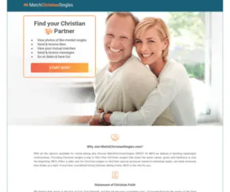 Matchchristiansingles.com(MatchChristianSingles) Screenshot