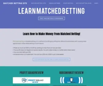 Matchedbettingsite.com(Profit accumulator forum) Screenshot