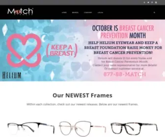 Matcheyewear.com(Match Eyewear) Screenshot