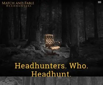 Matchfable.com(Match and Fable Head Hunters) Screenshot