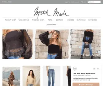 MatchmadeStores.com(Match Made Stores) Screenshot