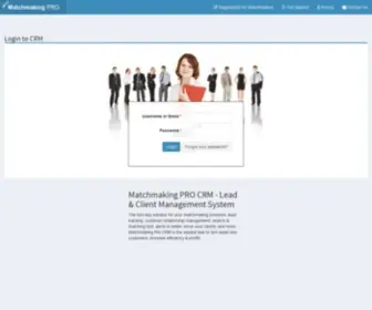 Matchmakercrm.com(Matchmaking PRO CRM) Screenshot