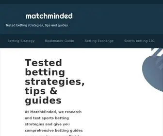 Matchminded.com(MatchMinded) Screenshot