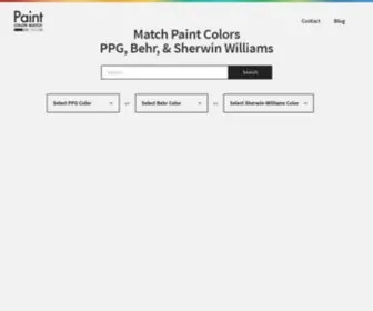 Matchmypaintcolor.com(Match My Paint Color) Screenshot