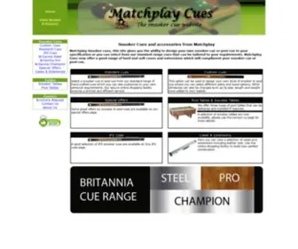 Matchplay-Cues.com(Snooker Cue) Screenshot