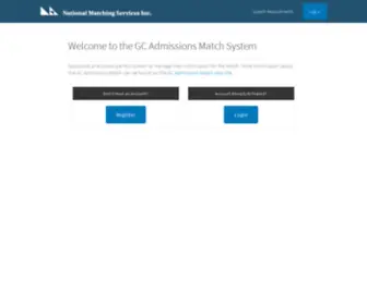 Matchprogram.org(National Matching Services) Screenshot