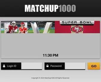 Matchup1000.com(Matchup 1000) Screenshot