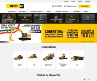 Matco.com.mx(Venta, renta y servicios de maquinaria) Screenshot