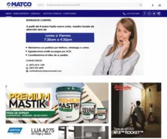 Matcointernacional.com(MATCO Internacional) Screenshot