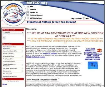 Matcomfg.com(Matco Aircraft Landing Systems) Screenshot