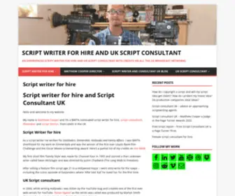 Matcoop.co.uk(Script Writer for hire) Screenshot