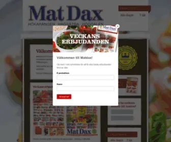 Matdax.se(Matdax-familjen) Screenshot