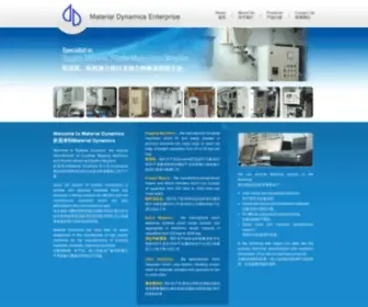 Matdynamics.com(Material Dynamics Pte Ltd) Screenshot
