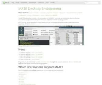 Mate-Desktop.com(MATE Desktop Environment) Screenshot