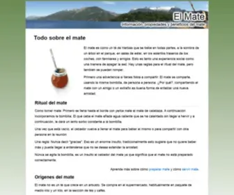 Mate.com.es(El Mate) Screenshot