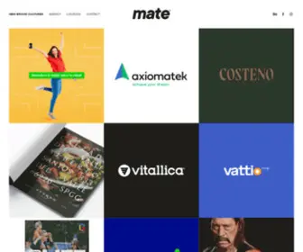 Mateagency.com(Mate agency) Screenshot