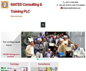 Matedinstitute.com(Delivering Value) Screenshot