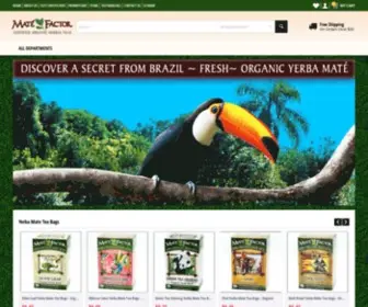 Matefactor.com(Mate Factor Organic Yerba Mate) Screenshot