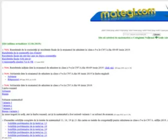 Mategl.com(Catedra) Screenshot