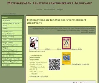 Mategye.hu(Alapítvány) Screenshot