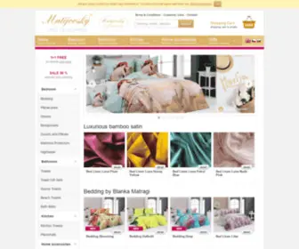 Matejovsky-Bedding.com(Matějovský) Screenshot