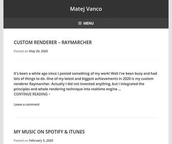 MatejVanco.com(Matej Vanco Matej Vanco) Screenshot