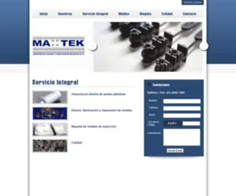 Matek.com.mx(México) Screenshot