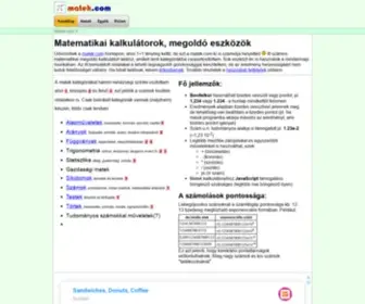 Matek.com(Homepage-MA-tek) Screenshot