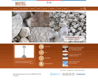 Matel.com.tr(Hammadde) Screenshot