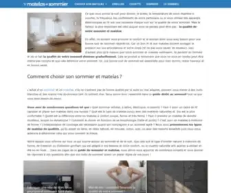 Matelas-ET-Sommier.com(Sommier et Matelas) Screenshot