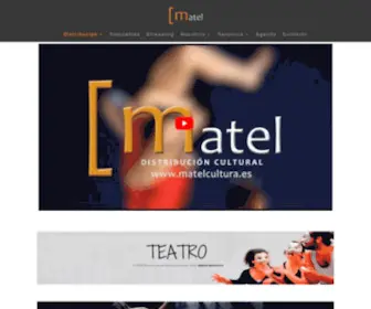 Matelcultura.es(Gestion cultural) Screenshot