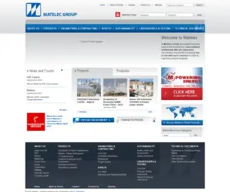 MatelecGroup.com(MatelecGroup) Screenshot