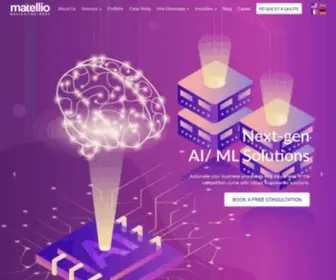 Matellio.com(Enterprise Software Development) Screenshot