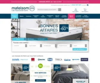Matelsom.com(Soldes) Screenshot