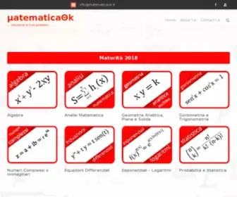 Matematicaok.com(μatematicaΘk) Screenshot