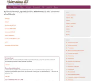 Matematicasies.com(Matemáticas) Screenshot