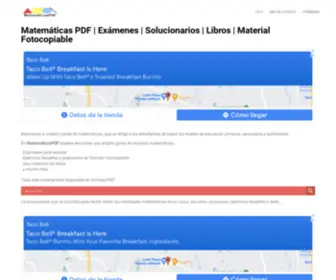 Matematicaspdf.es(RECURSOS) Screenshot