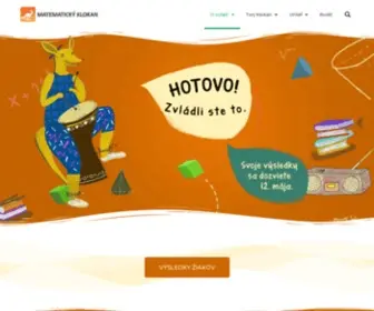 Matematickyklokan.sk(Matematický klokan) Screenshot