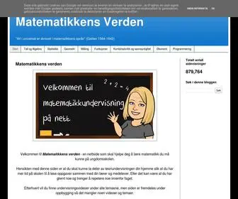 Matematikkensverden.no(Matematikkens Verden) Screenshot