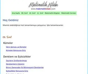 Matematikkitabi.com(Matematik Kitab) Screenshot