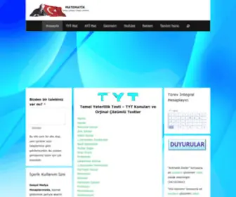 Matematikkolay.net(Anasayfa) Screenshot