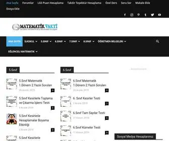 Matematikvakti.net(Matematik Vakti) Screenshot