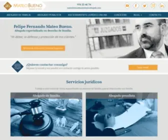 Mateobuenoabogado.com(Abogado y Mediador en Derecho de Familia y Penal) Screenshot