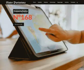 Mater-Purissima.org(Mater Purissima) Screenshot