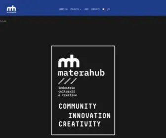 Materahub.com(Consorzio Materahub) Screenshot
