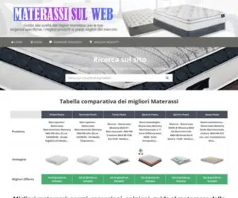 Materassisulweb.it(Migliori materassi) Screenshot