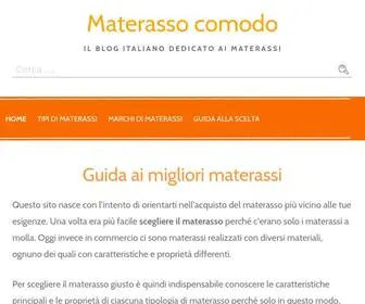 Materassocomodo.it(Il blog italiano dedicato ai materassi) Screenshot